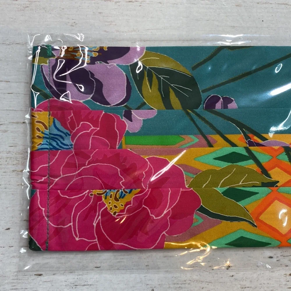 Johnny Was Floral Print Cotton Sateen Face Mask